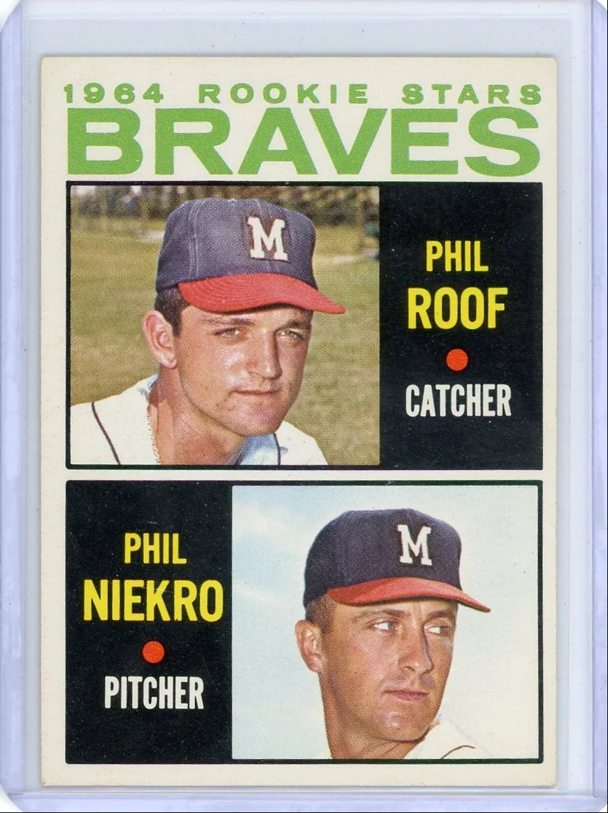 Phil Niekro Phil Roof 1964 Topps Rookie Stars #541