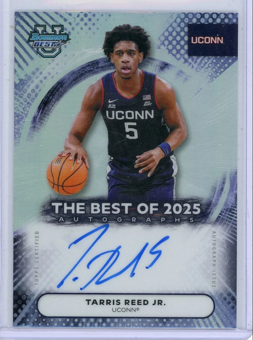 Tarris Reed Jr. 2025-26 Bowman University Best The Best of 2025 ref. autograph
