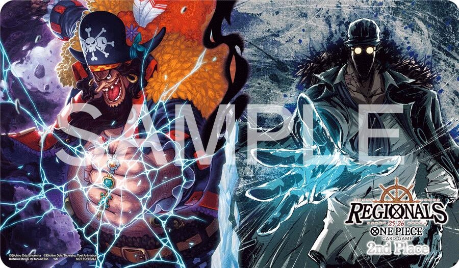 One Piece Card Game: 2025 Regional 2nd Place Playmat
