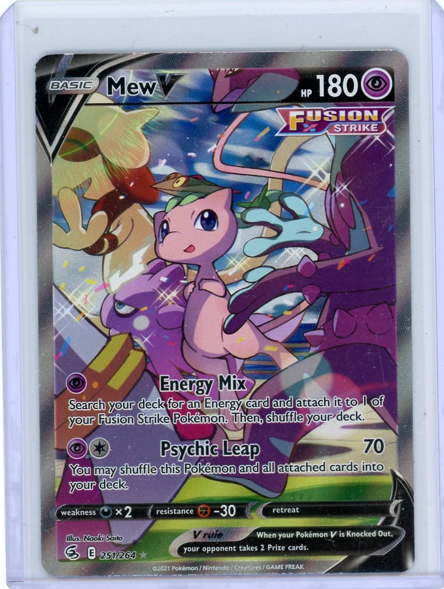Mew V Pokémon Fusion Strike Alterante Full Art #251/264