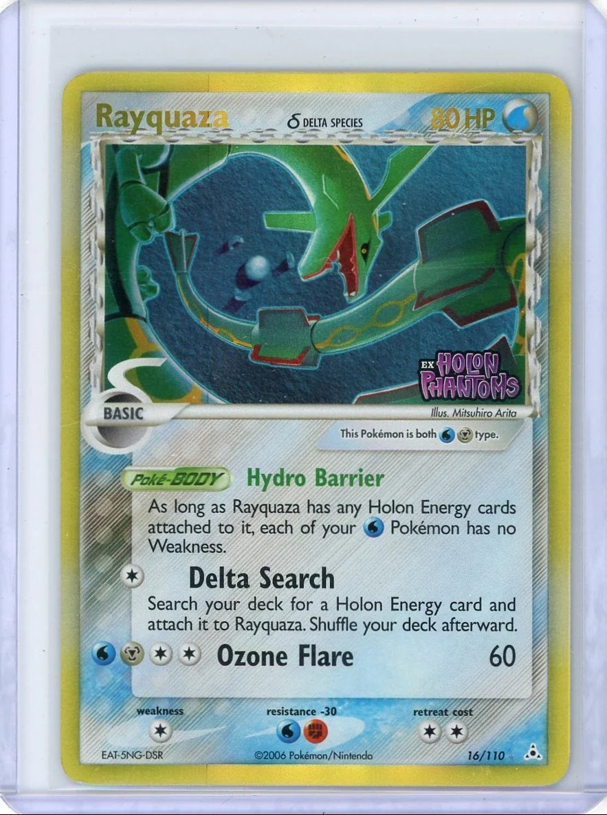 Rayquaza Pokémon Holon Phantoms Reverse Holo #16/110