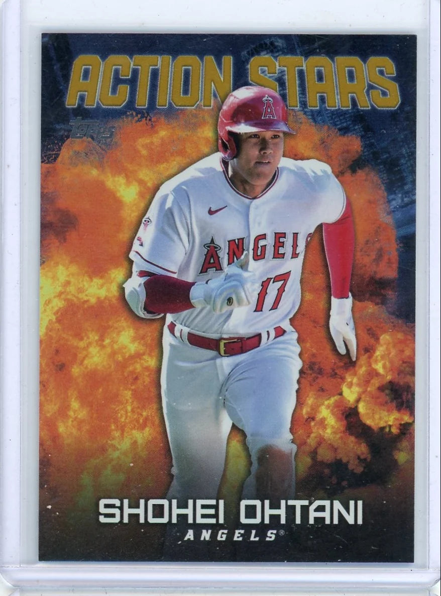 Shohei Ohtani 2023 Topps Update Action Stars #'d 51/75