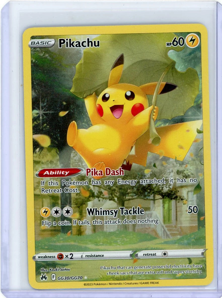 Pikachu Pokémon Crown Zenith Ultra Rare #GG30/GG70