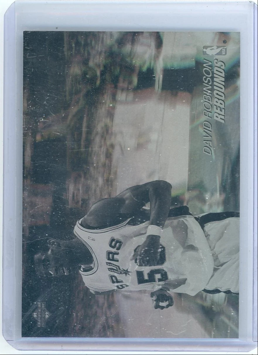 David Robinson 1991 Upper Deck Award Winners Rebounds Hologram