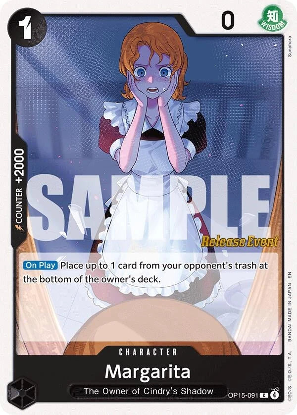 Margarita (OP15-091) (Adventure on Kami's Island Release Event Cards) (OP15 RE)