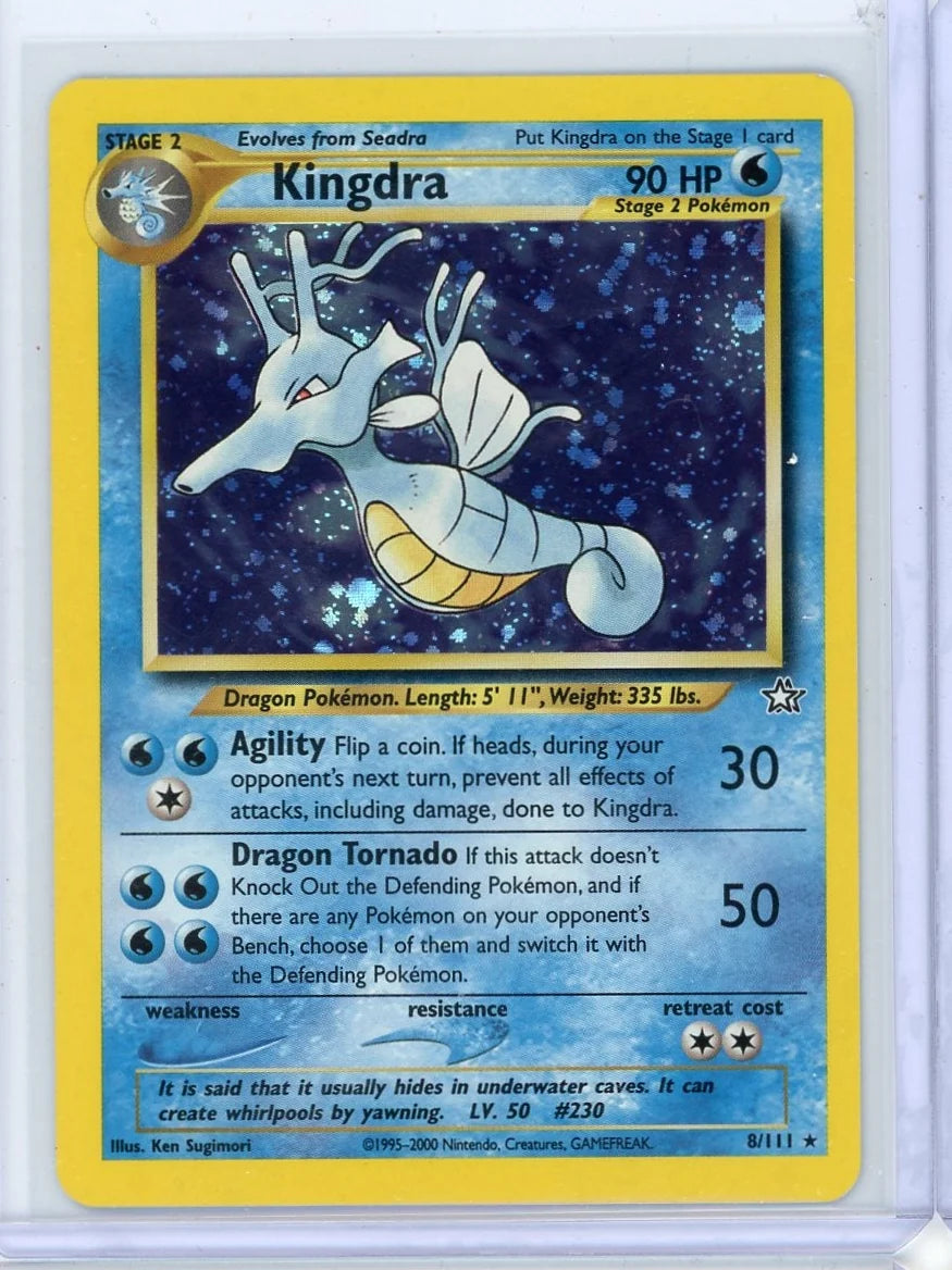 Kingdra 2000 Pokemon Neo Genesis holo #8/111