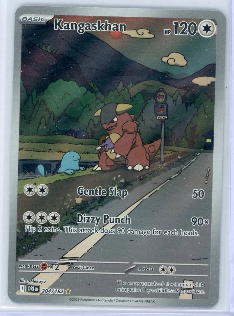 Kangaskhan Pokémon Destined Rivals Illustration Rare #204/182