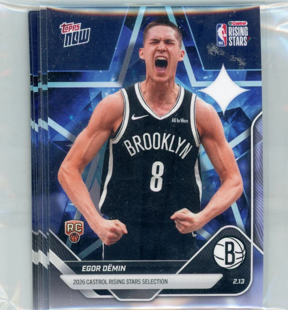 Egor Dëmin 2026 Topps NOW Rising Stars RC #RS18