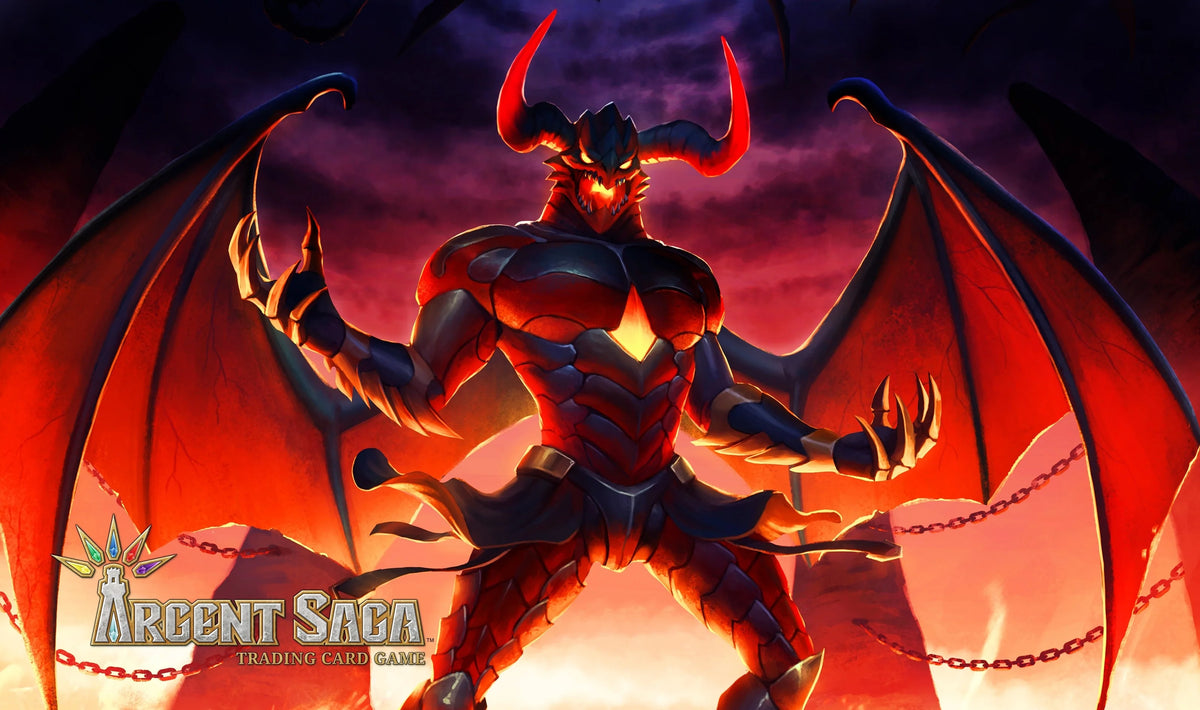 Argent Saga TCG Rubber Playmat - Dragonholt, the Bold