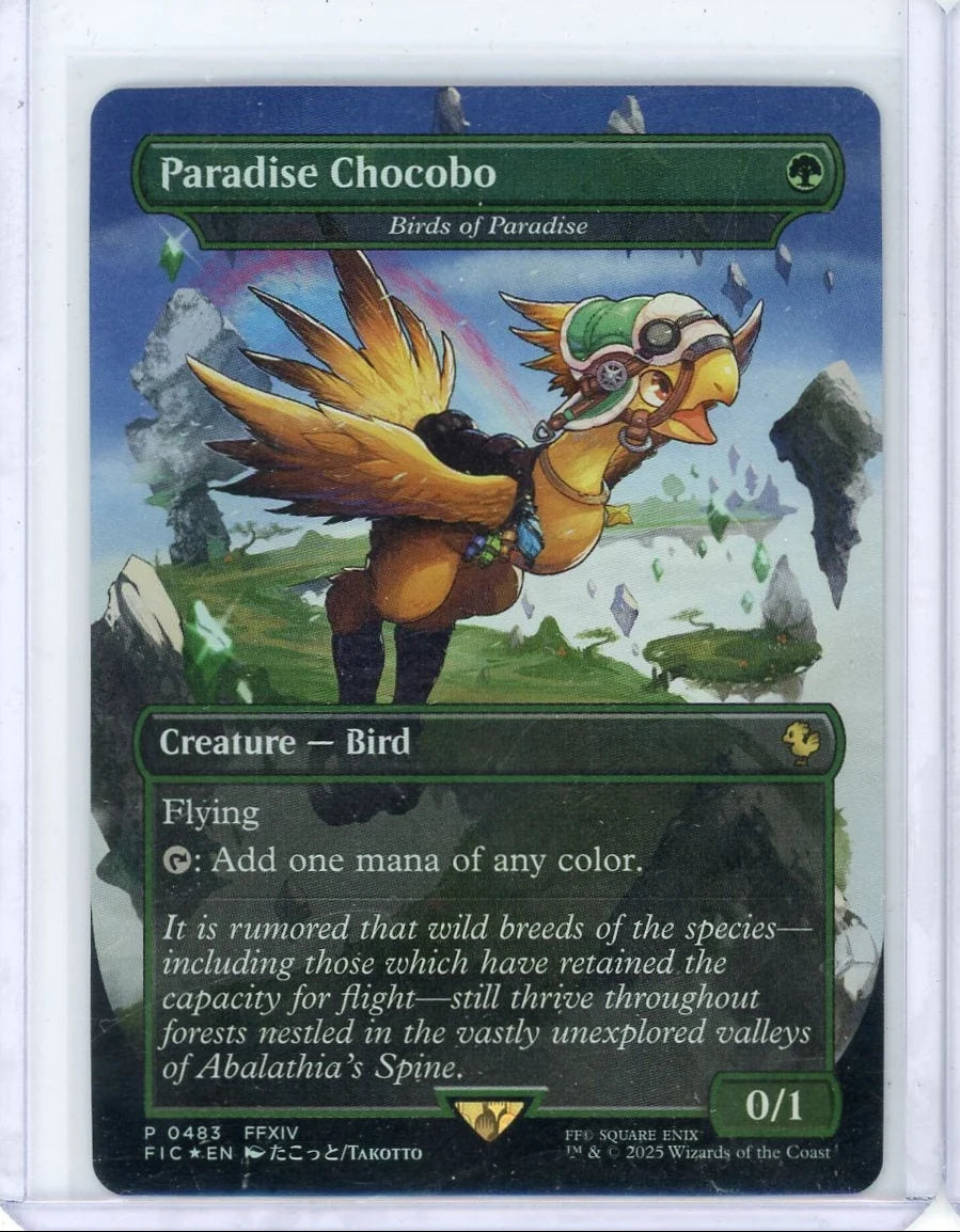 Paradise Chocobo Magic the Gathering Final Fantasy #0483