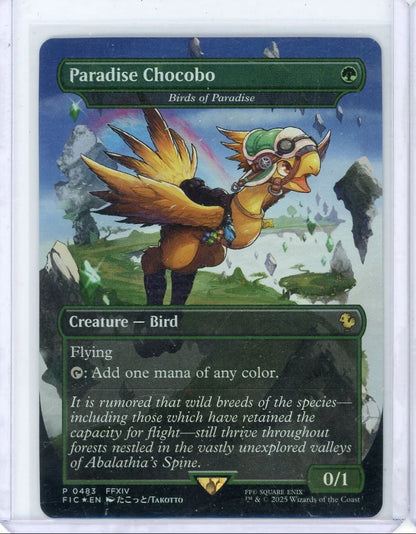 Paradise Chocobo Magic the Gathering Final Fantasy #0483