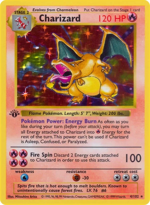 Charizard (004/102) (Base Set (Shadowless)) (BSS)