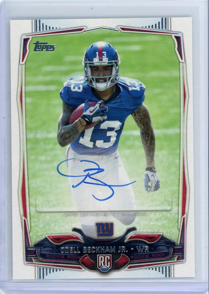 Odell Beckham Jr. 2014 Topps Football Rookie Autograph #355