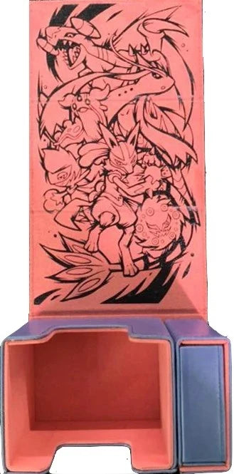 The Champion's Force Deck Box with Magnetic Dice Tray (Lapis Blue)