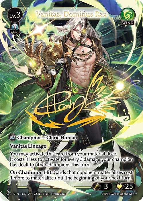 Vanitas, Dominus Rex (CSR) (234) (Alchemical Revolution Alter Edition) (ALC Alter)