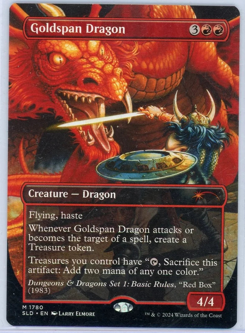 Goldspan Dragon Magic the Gathering Secret Lair #1780