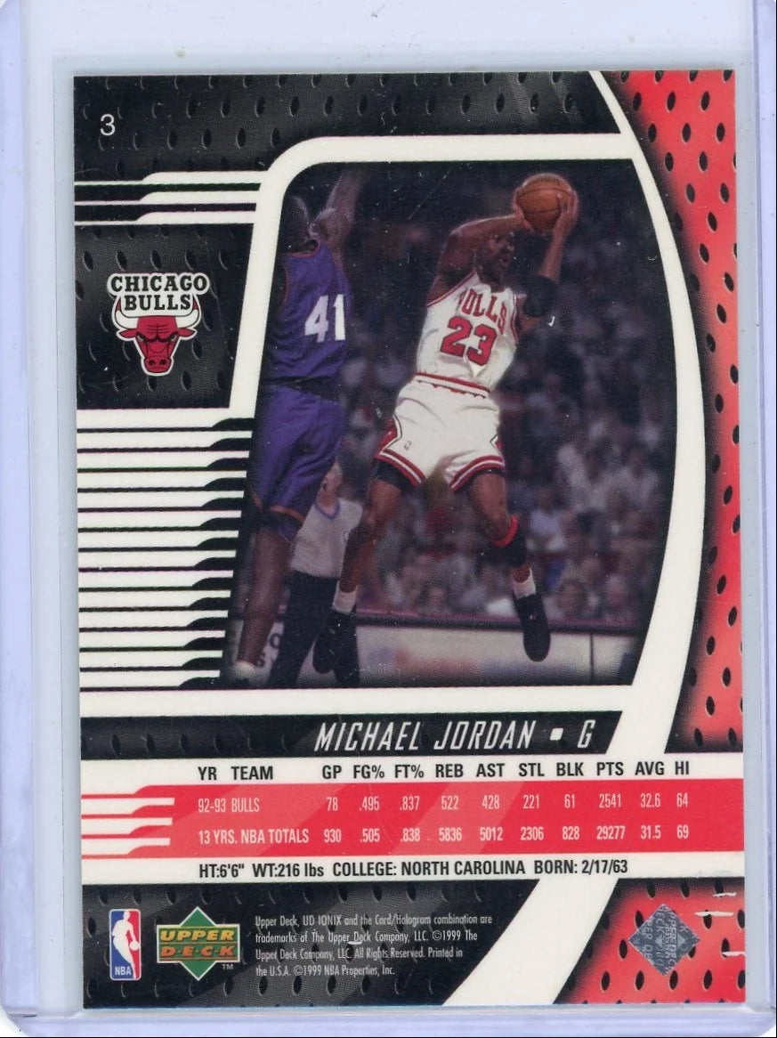 Michael Jordan 1999 Upper Deck Ionix #3