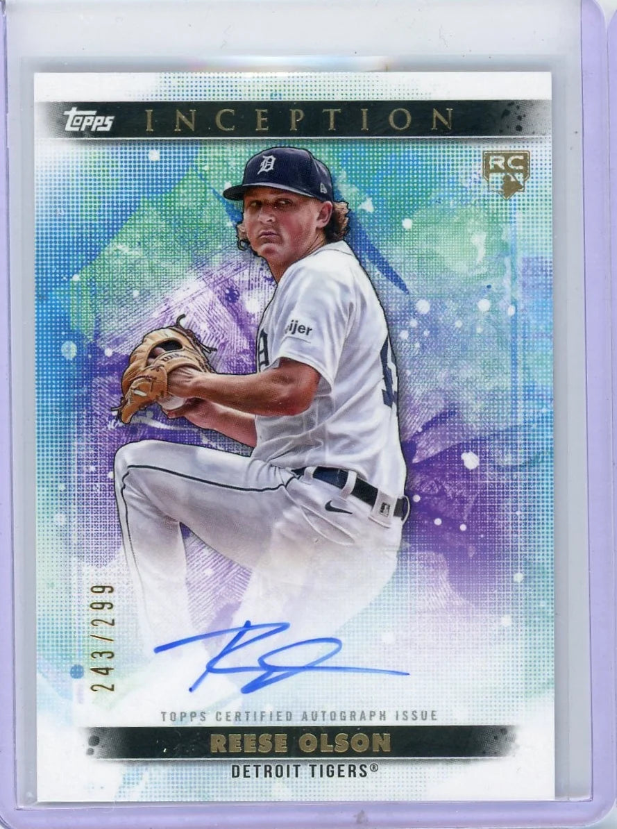 Reese Olson 2024 Topps Inception Rookie Autograph #'d 267/299