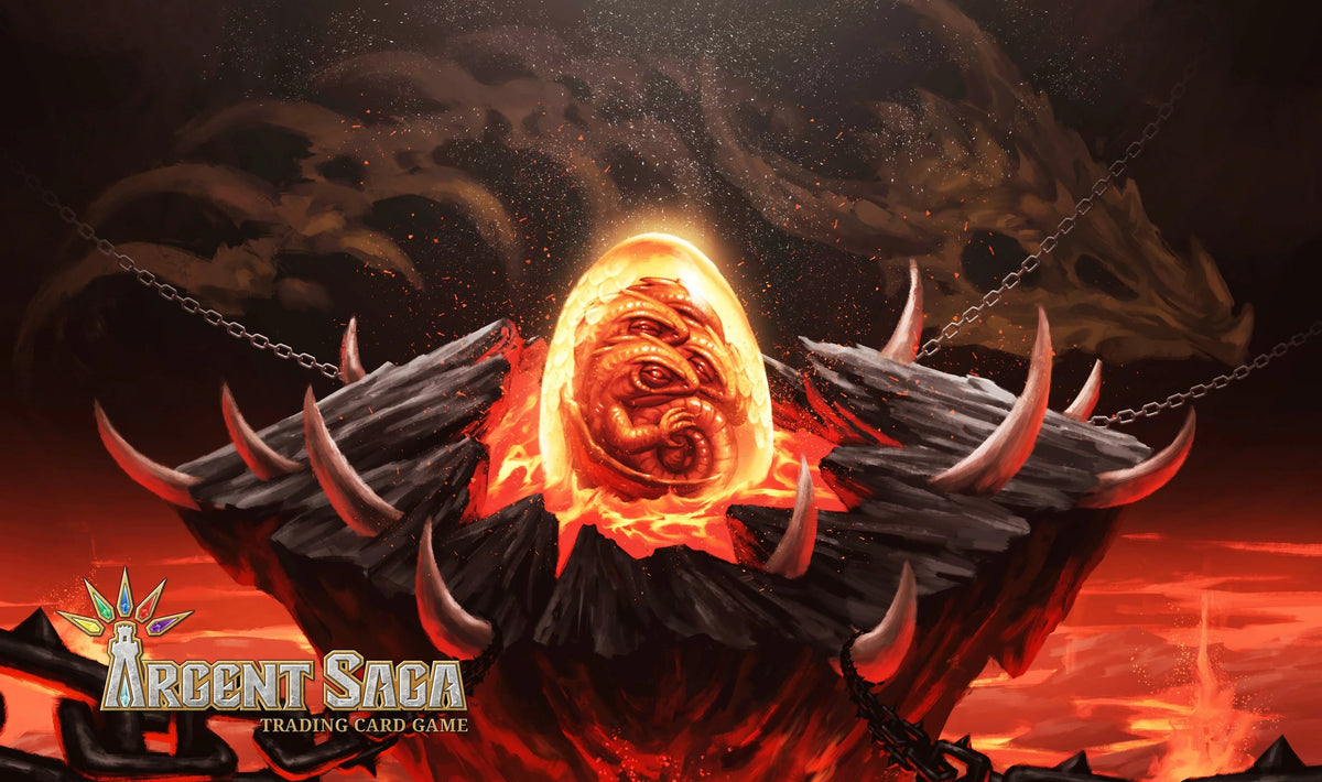 Argent Saga TCG Rubber Playmat - Spawn of Bahamute