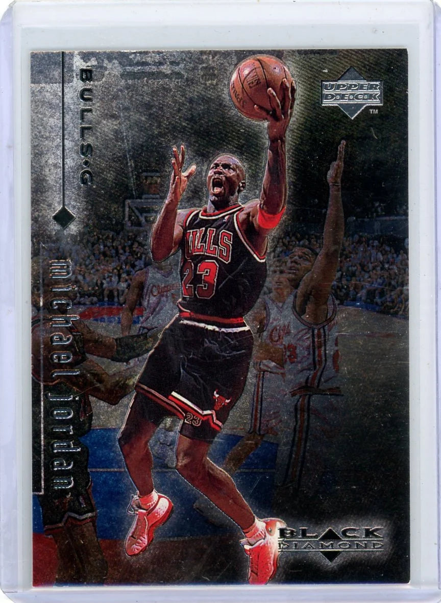 Michael Jordan 1998 Upper Deck Black Diamond No. 23 Sample #'d 0000/0000