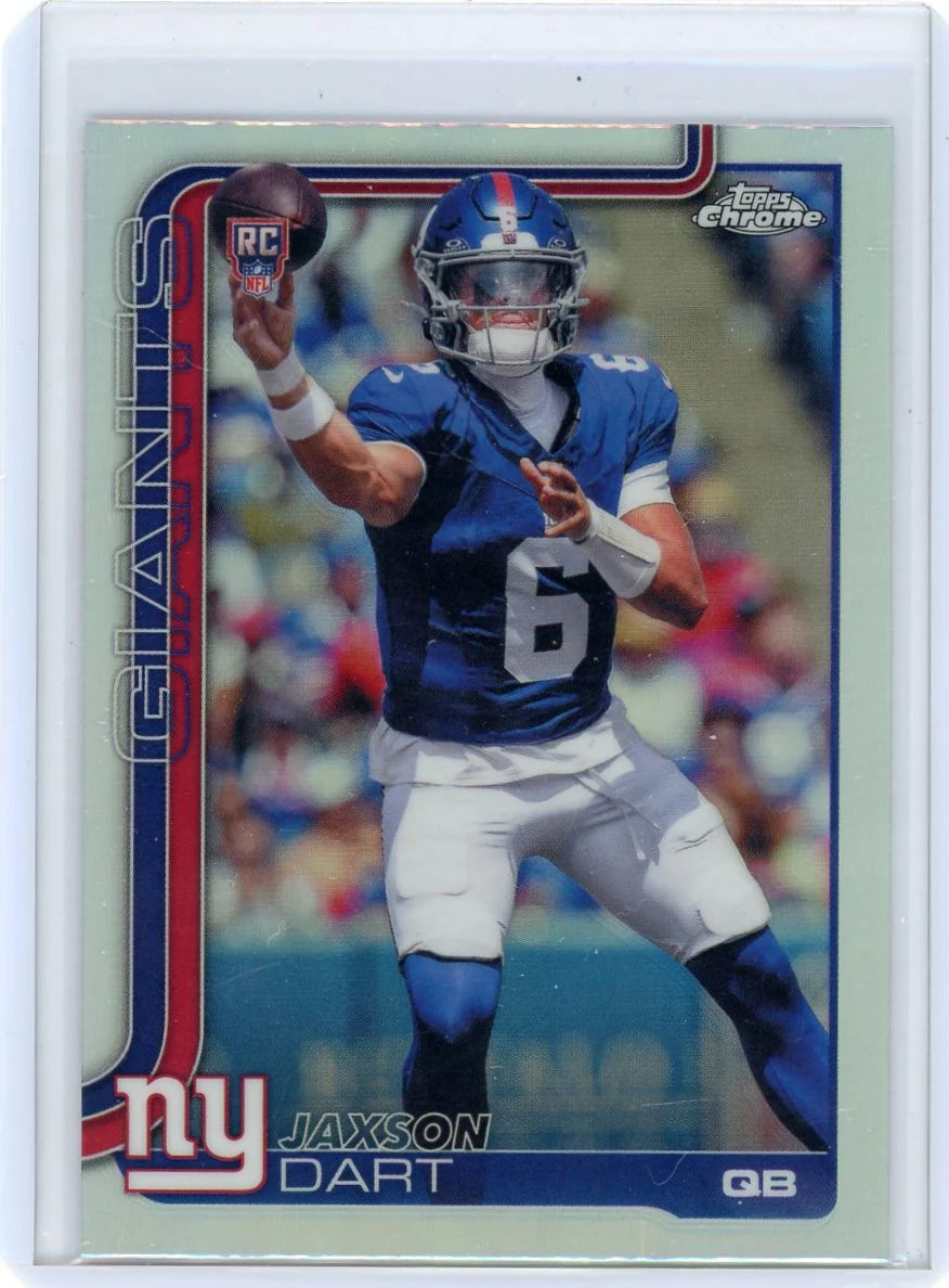 Jaxson Dart 2025 Topps Chrome Refractor RC