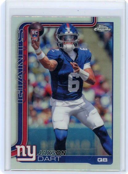 Jaxson Dart 2025 Topps Chrome Refractor RC