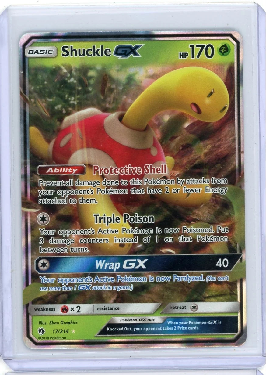 Shuckle GX Pokémon Lost Thunder Ultra Rare #17/214