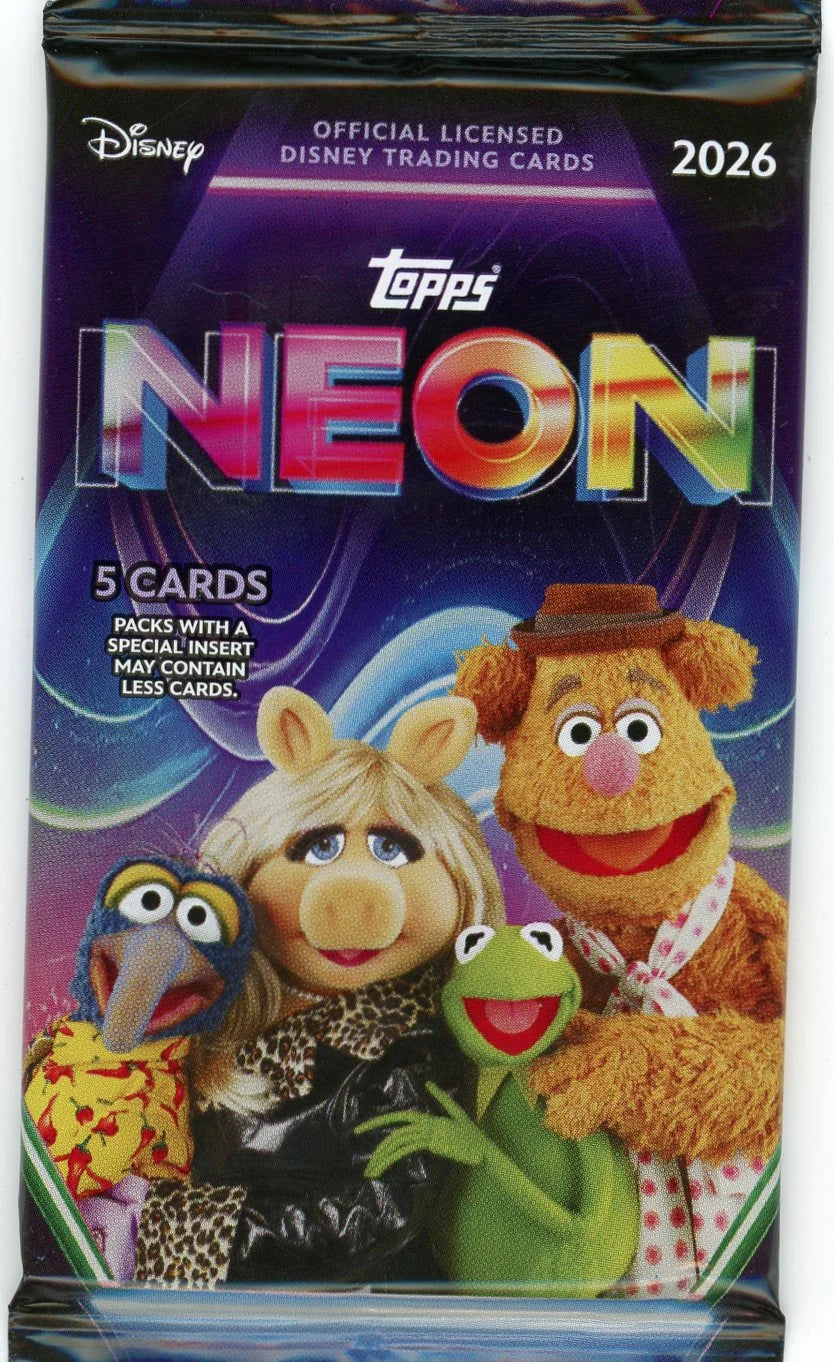 2026 Topps Disney Neon Mega Box Pack