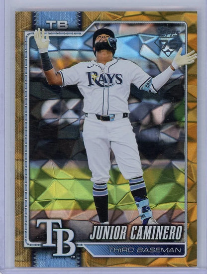 Junior Caminero 2026 Topps Gold Diamante foil #'d 39/50