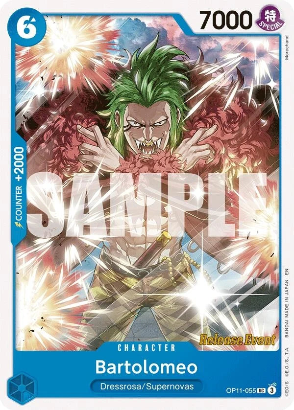 Bartolomeo (OP11-055) (A Fist of Divine Speed Release Event Cards) (OP11 RE)