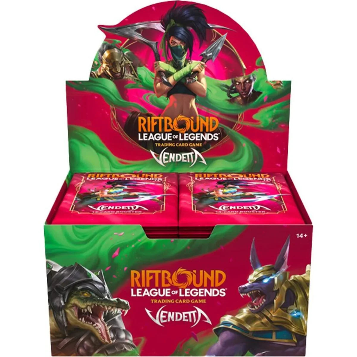 Riftbound League of Legends Vendetta Booster Box 6 Box Case