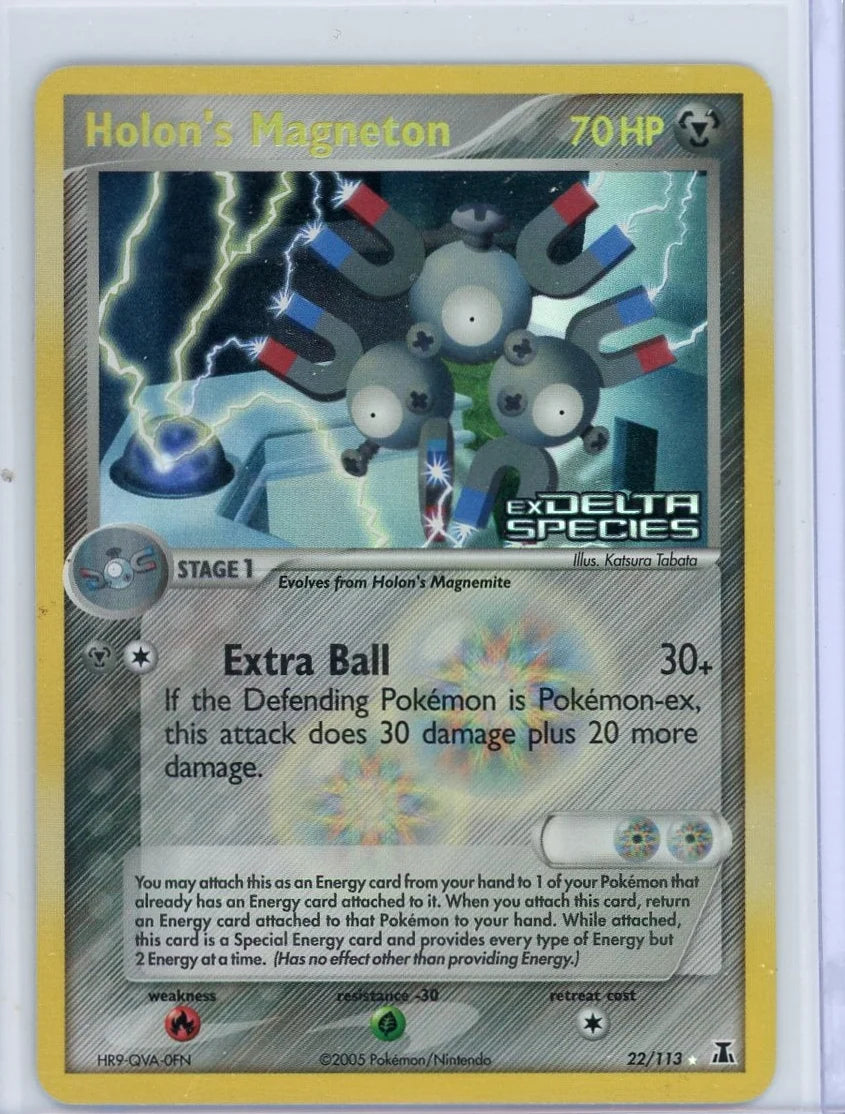 Holon's Magneton Pokémon EX Delta Species Reverse Holo #22/113