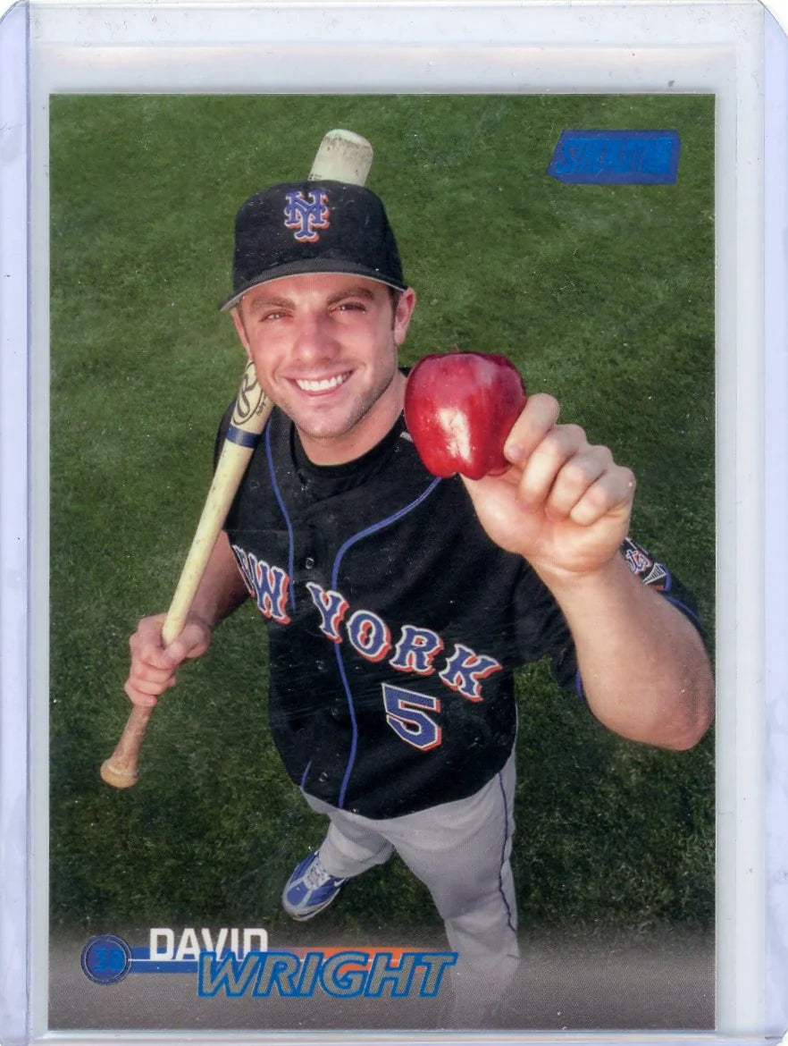 David Wright 2023 Stadium Club Blue Foil #'d 24/50
