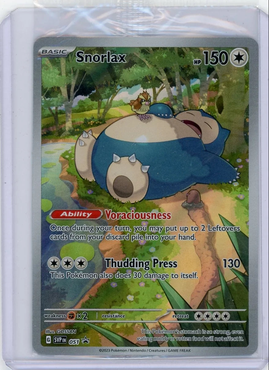 Snorlax Pokémon Scarlet & Violet Black Star Promo #051 (SEALED)