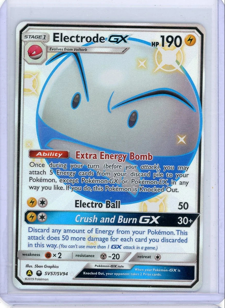 Electrode GX 2019 Pokemon Shiny Vault #SV57/SV94