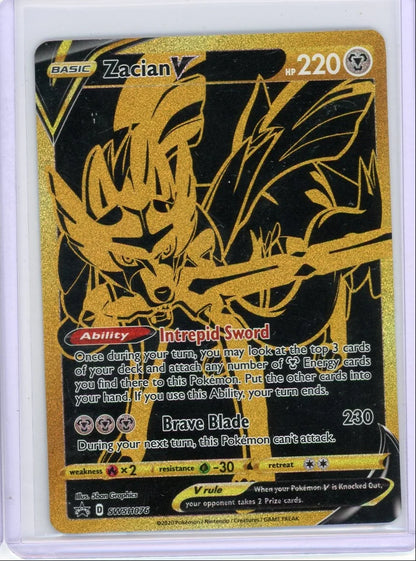 Zacian V Pokémon Sword & Shield Black Star Promo #SWSH076