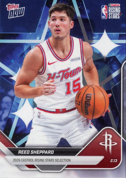 Reed Sheppard 2026 Topps NOW Rising Stars #RS10