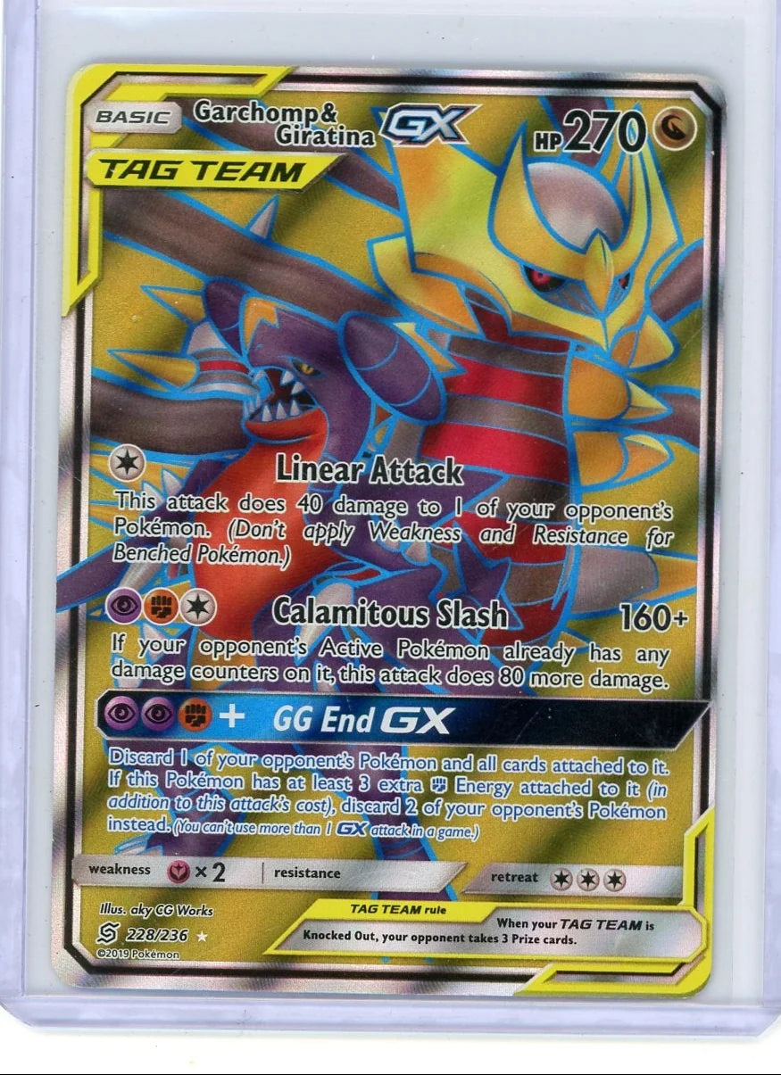 Garchomp & Giratina GX 2019 Pokemon Unified Minds #228/236