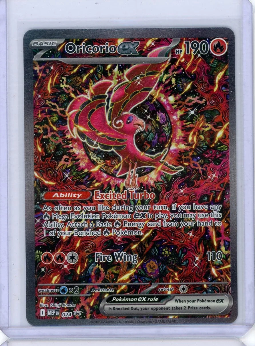Oricorio ex 2026 Pokémon Mega Evolutions Black Star Promo #024