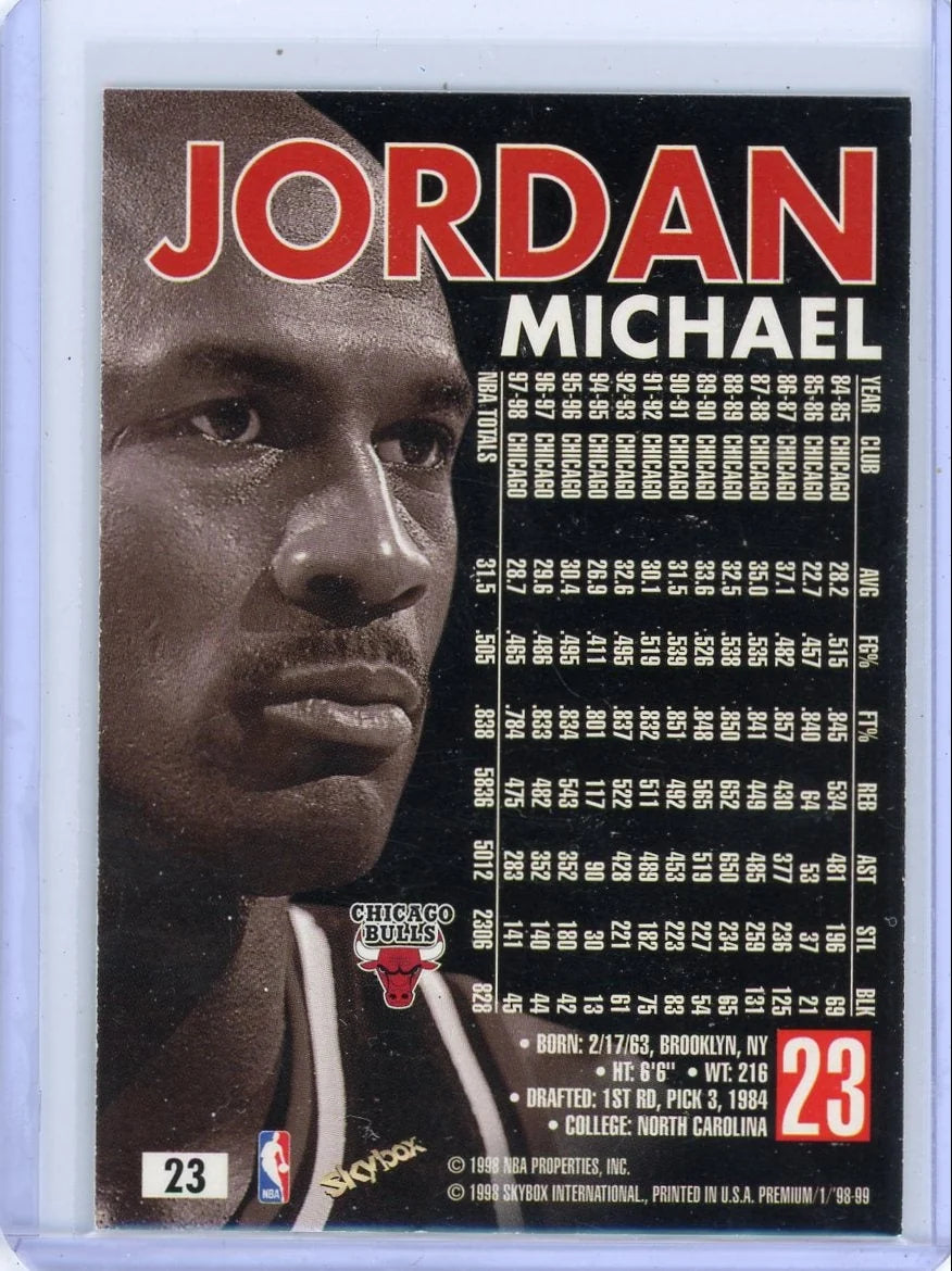 Michael Jordan 1998 SkyBox Premium #23