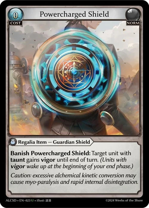 Powercharged Shield (023) (Alchemical Revolution Starter Decks) (ALCSD)
