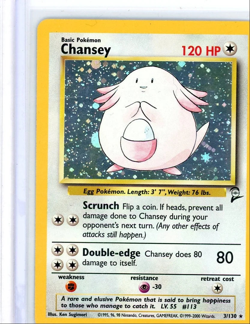 Chansey 2000 Pokemon Base Set 2 holo #3/130