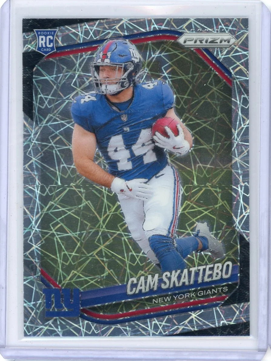 Cam Skattebo 2025 Panini Prizm lazer prizm RC