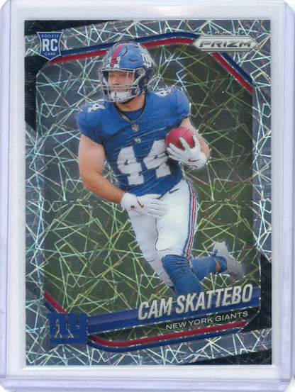 Cam Skattebo 2025 Panini Prizm lazer prizm RC