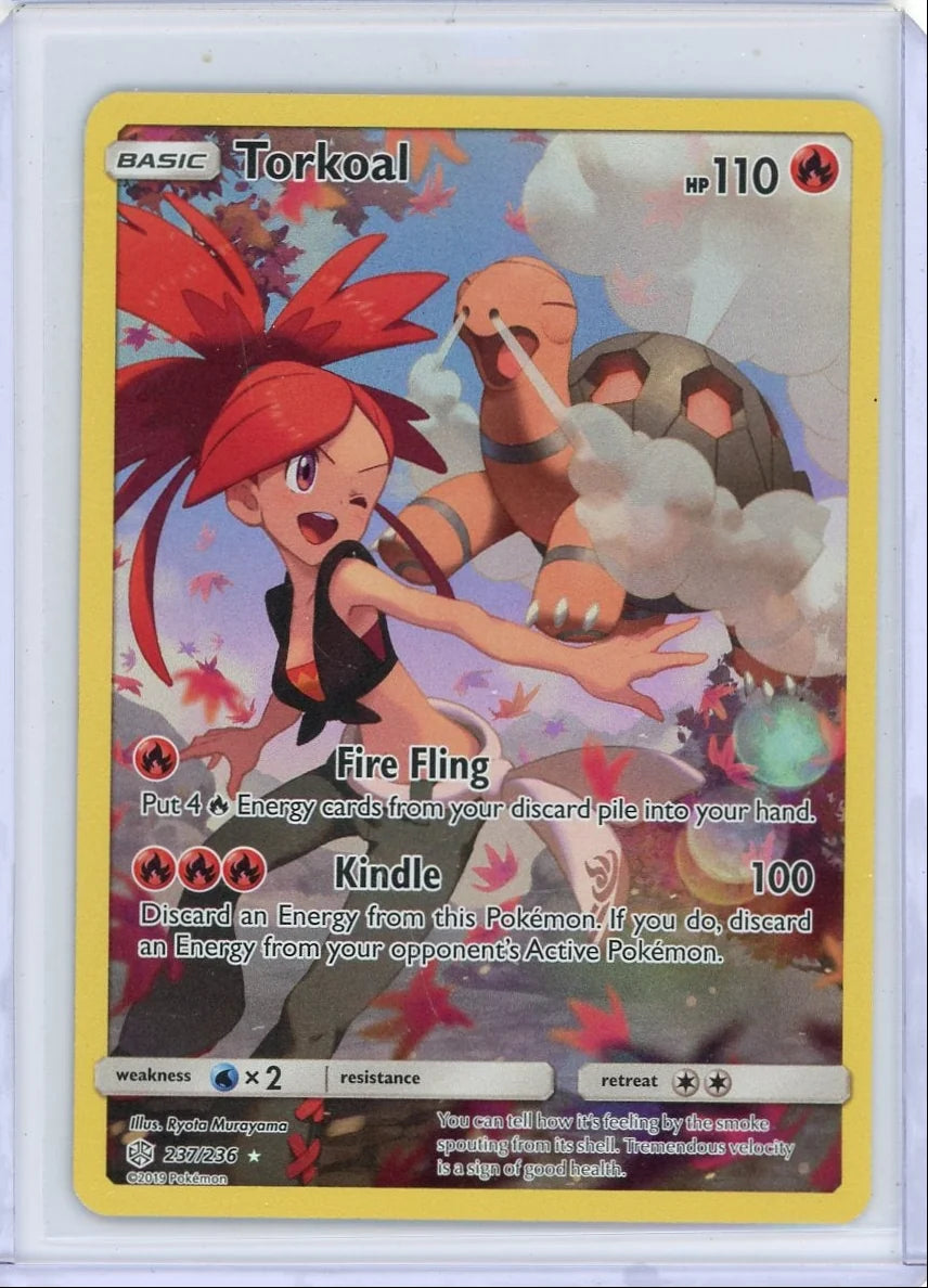 Torkoal Pokémon Cosmic Eclipse Secret Rare #237/236