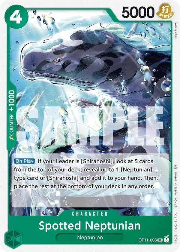 Spotted Neptunian (OP11-036) (A Fist of Divine Speed) (OP11)