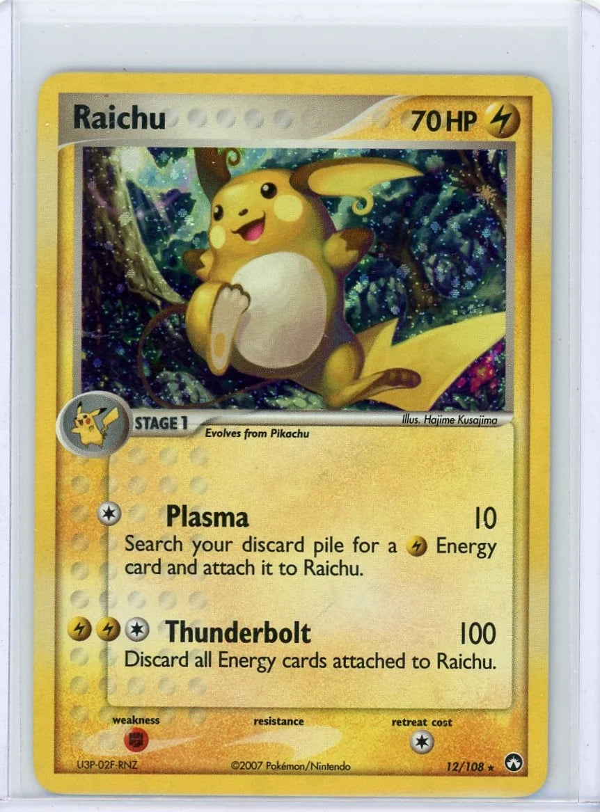 Raichu Pokémon Power Keepers Holo #12/108