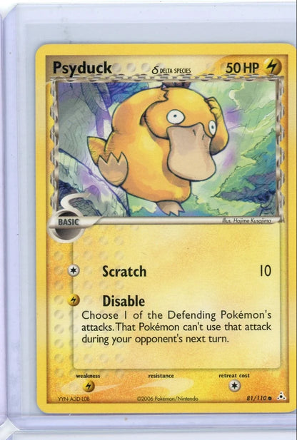 Psyduck Pokémon Holon Phantoms Delta Species #81/110