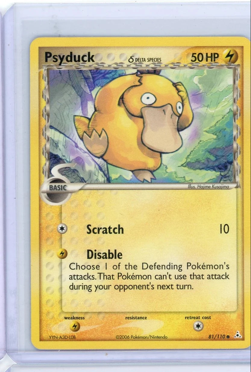 Psyduck Pokémon Holon Phantoms Delta Species #81/110