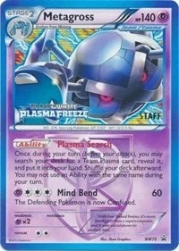 Metagross - BW75 (Team Plasma) (Prerelease) [Staff] (BW75) (Black and White Promos) (PR)